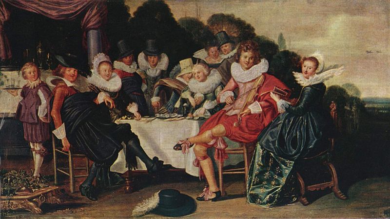 Amusing Party in the Open Air